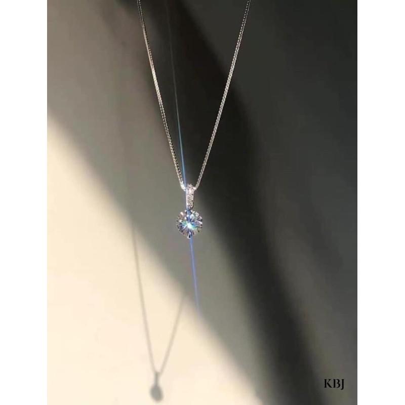 Dây CHUYỀN BẠC- ổ đá xinh xắn