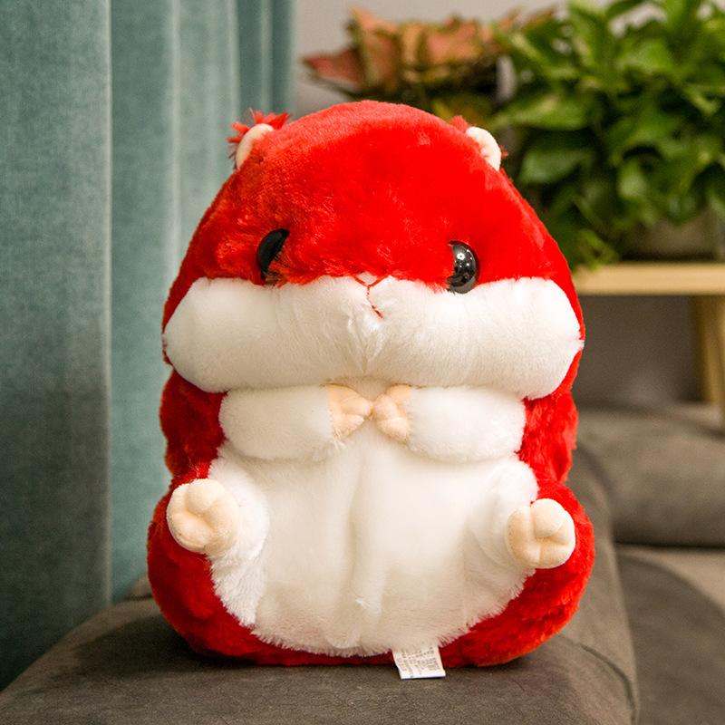 40CM Chuột Hamster Có Mền Sang Trọng Đồ Chơi Phun Ra Nhồi Bông Mềm Sang Trọng Động Vật Búp Bê Trang Trí Nhà Quà Tặng Dễ Thương Cho Trẻ Em