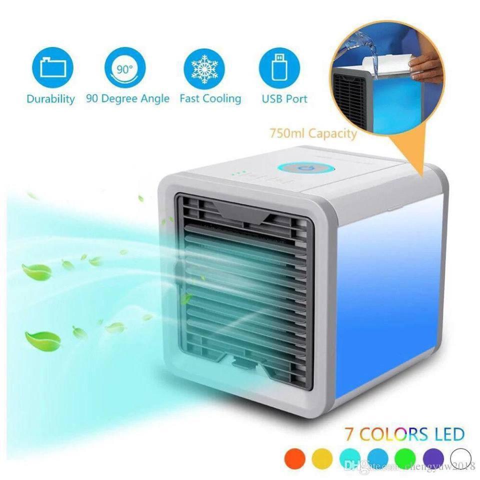 Quạt Đá Điều Hòa Hơi Nước Mini Để Bàn - Quạt Phun Sương Mini Làm Mát Đánh Tan Cái Nóng Mùa Hè