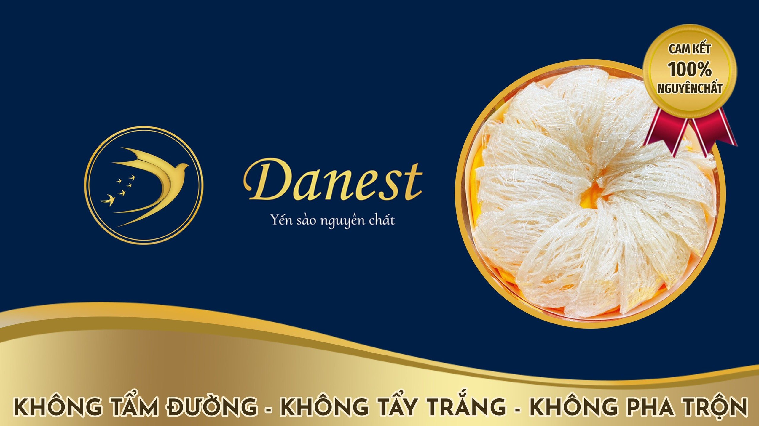 Tổ yến rút lông xương hộp 100gr - Tổ yến nguyên chất Đỗ Thị Toán - Bổ phế trừ ho - Tăng cường miễn dịch - Tặng túi giấy, táo đỏ, đường phèn