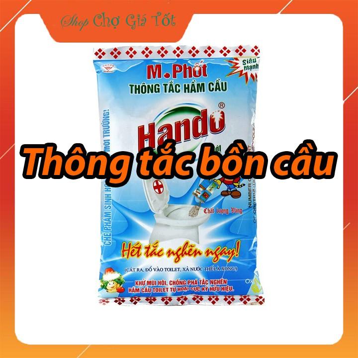 M.Phốt bột thông tắc bồn cầu Toilet Hando 300G