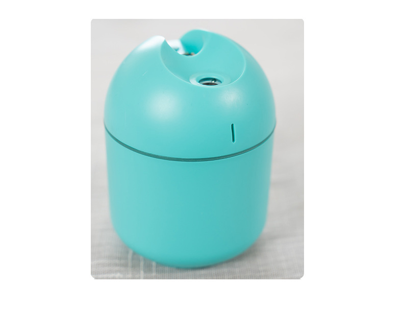 Máy phun sương tạo độ ẩm không khí mini dung tích 220ml dùng trong nhà/văn phòng+ tặng kèm quạt USB