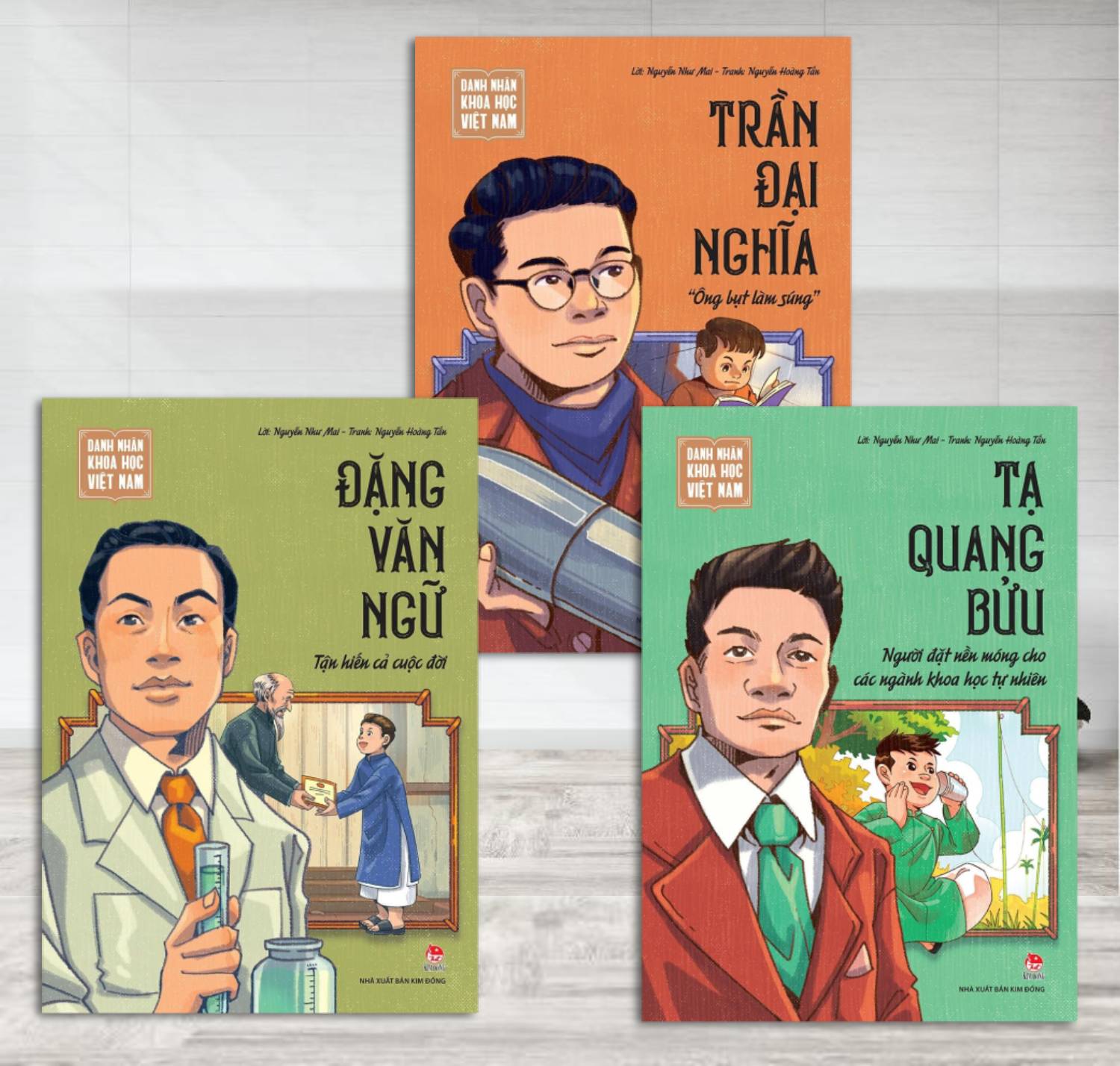 Combo sách Danh nhân khoa học Việt Nam: Trần Đại Nghĩa, Tạ Quang Bửu, Đặng Văn Ngữ