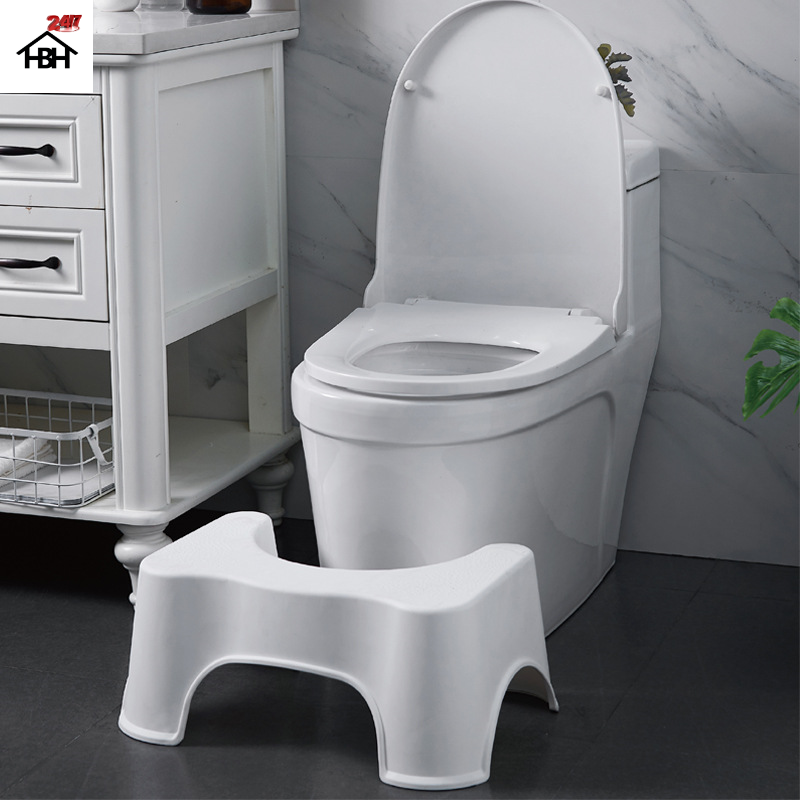 Ghế Nhựa Kê Chân Toilet , Bồn Cầu Khi Đi Vệ Sinh chống táo bón  00275