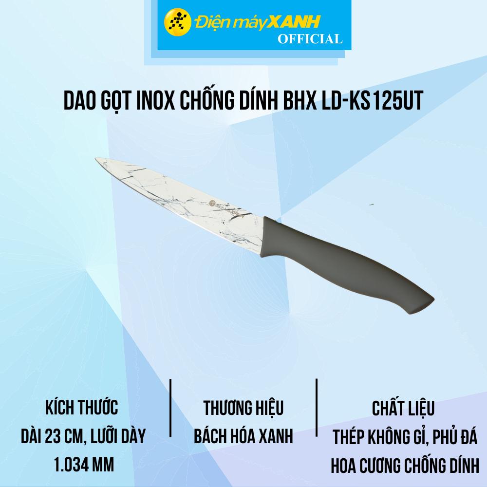 Dao gọt inox chống dính BHX LD-KS125UT - Hàng Chính Hãng