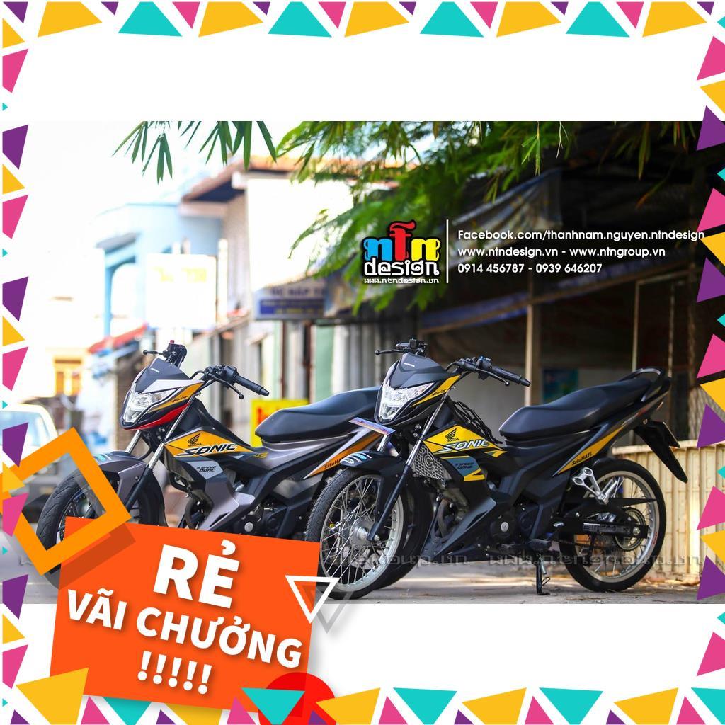 Tem Rời Sonic Mẫu 150R Vàng Đen