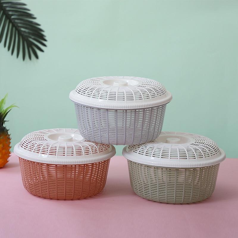 PVN42385 Rổ nhựa đa năng có nắp đựng hoa quả siêu tiện dụng , đa năng