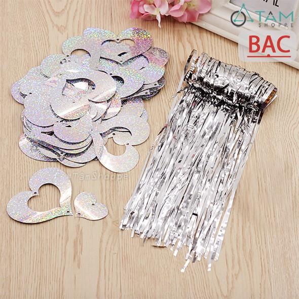 Dây tim rơi cột đuôi bong bóng trang trí PA-PKTTB-09