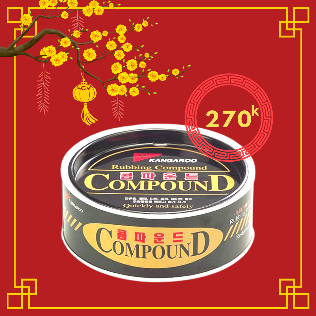 Sáp đánh bóng và xoá xước sơn xe Kangaroo Compound 250g