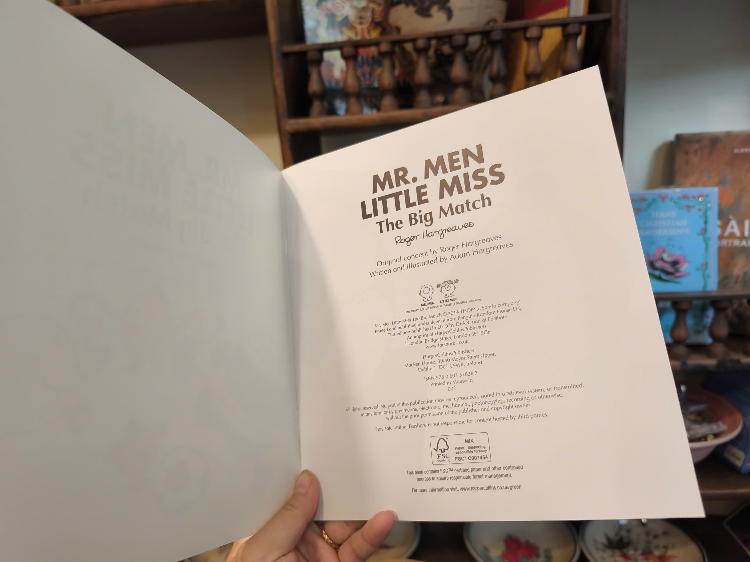 Sách - Mr. Men Little Miss: The Big Match by Roger Hargreaves