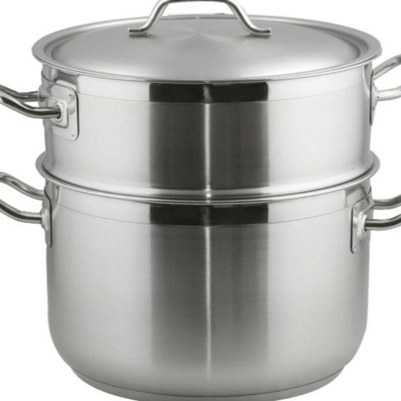 Bộ nồi xửng hấp inox HITECH 3 đáy 28cm