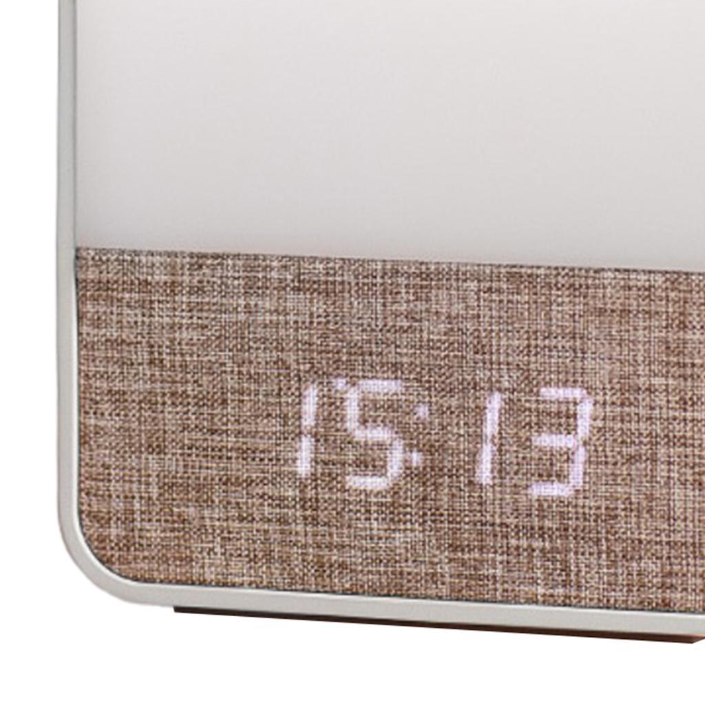 Digital Alarm Clock Snooze Function LCD Display Clock Home Decor