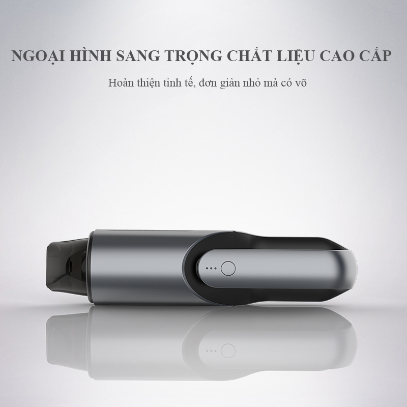 Máy Hút Bụi Ô Tô Xe Hơi Không Dây Cầm Tây Mini – Lực Hút Mạnh 4000Pa Bộ Lọc Hepa 2.0 – Phụ Kiện Tặng Kèm. Hàng Chính Hãng
