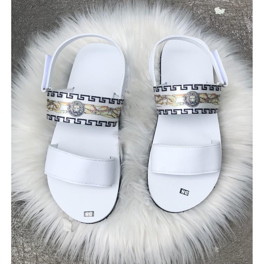 dép sandal đồng nai sandal nam nữ ( đế trắng quai trắng ) size từ 35 nữ đến 42 nam size khác ib chọn thêm