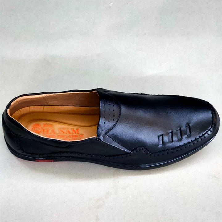 Giày Mọi Nam Da Bò Thật TiTi ĐÔ Cao Cấp GM2037d