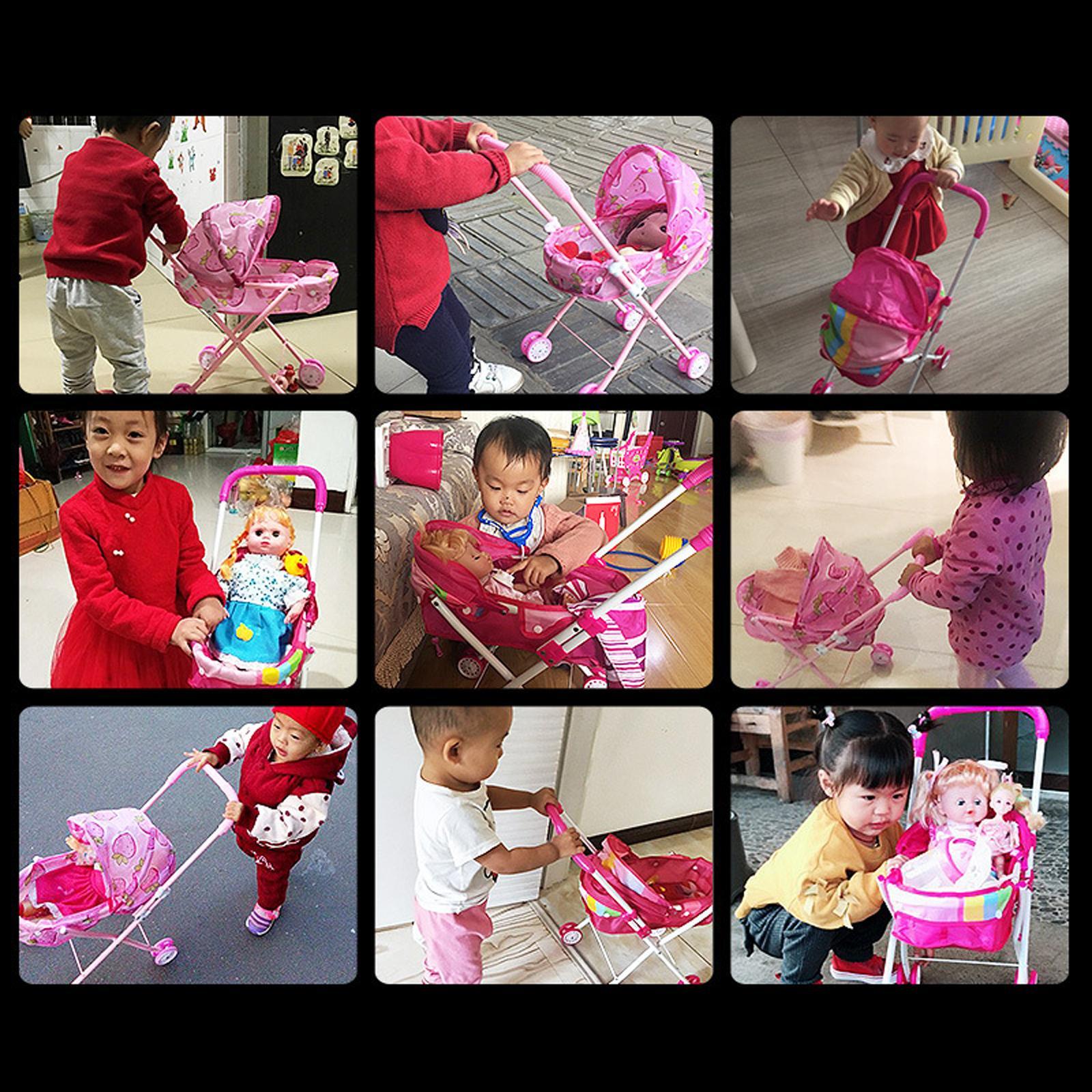 Baby Girl Doll Doll Carrier Kids Pretend Play Toy BJD Doll Dollhouse Decor