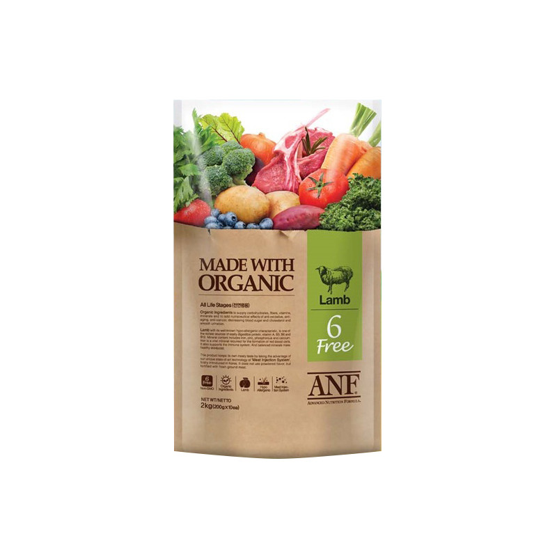 Thức ăn Hàn Quốc hạt hữu cơ cho chó ANF 6 FREE DOG LAMB