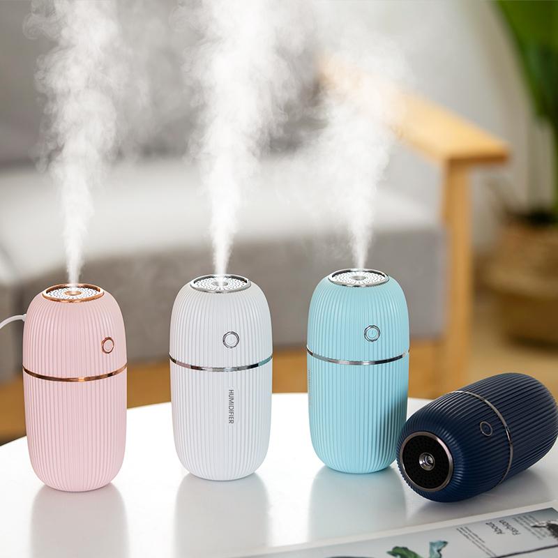 M Máy Phun Sương Tạo Độ Ẩm 300 Ml Siêu Âm Thanh USB Tinh Máy Khuếch Tán Tinh Dầu Màu Sắc Lãng Mạn Đèn Ngủ Phun Sương Tạo Humidificador Di Động