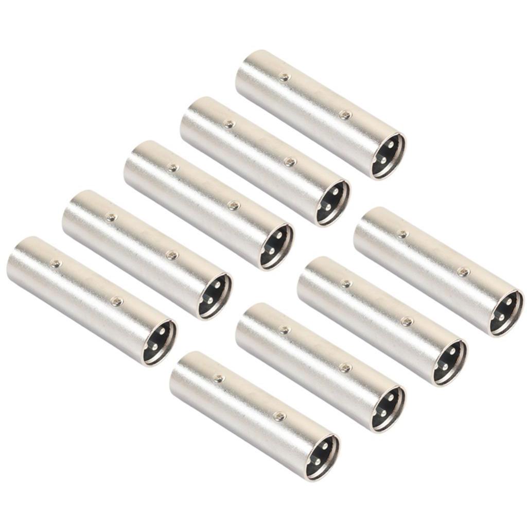 XLR 3Pin Nam Sang XLR Âm Thanh Adapter Chuyển Đổi Cổng Kết Nối Cho Micro