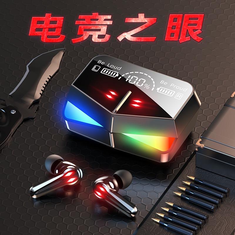 Tai nghe không dây NUTEK M28 bluetooth gaming V5.1 điều khiển cảm ứng âm thanh sống động, pin trâu