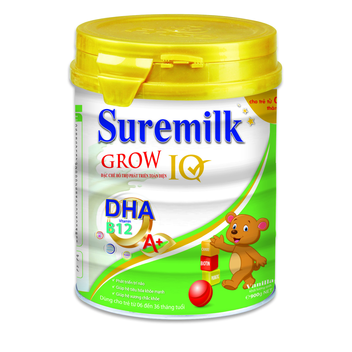 Sữa bột Suremilk Grow IQ 800g