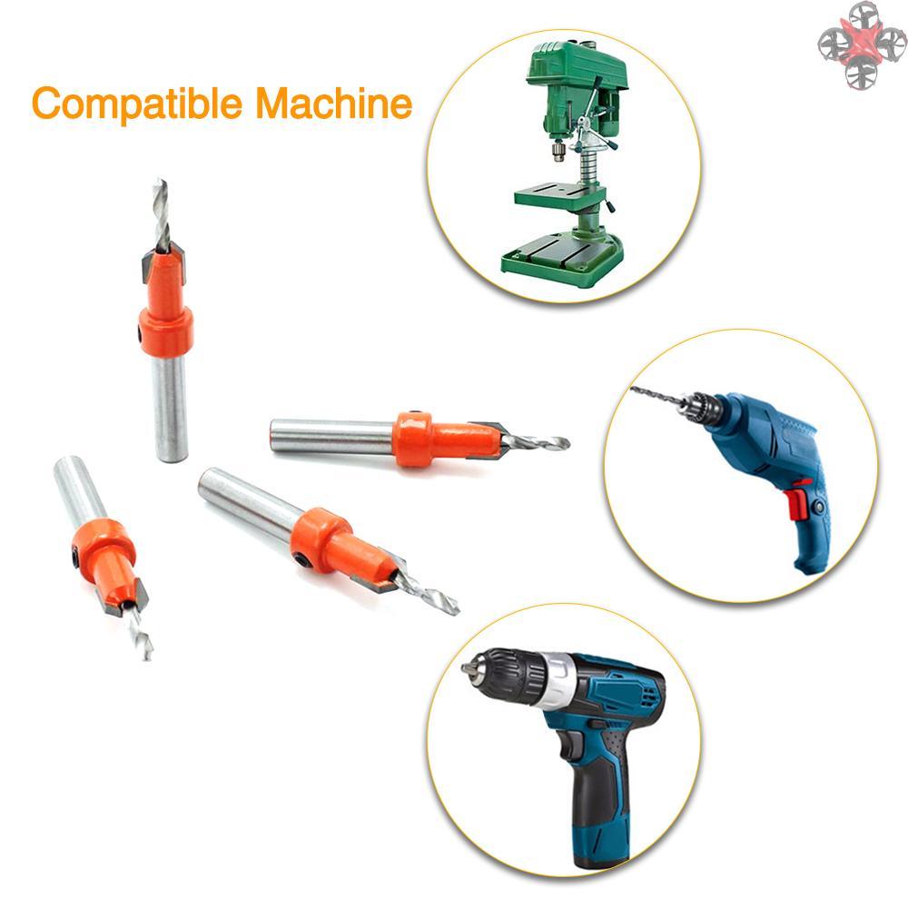 Bộ 5 Mũi Khoan Khoét Lỗ Vật Liệu Gỗ