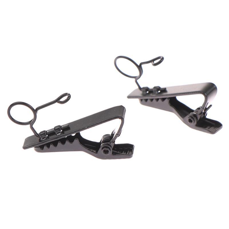 1PC micrô đen clip clip clip mic ve áo micrô clip micro phụ kiện