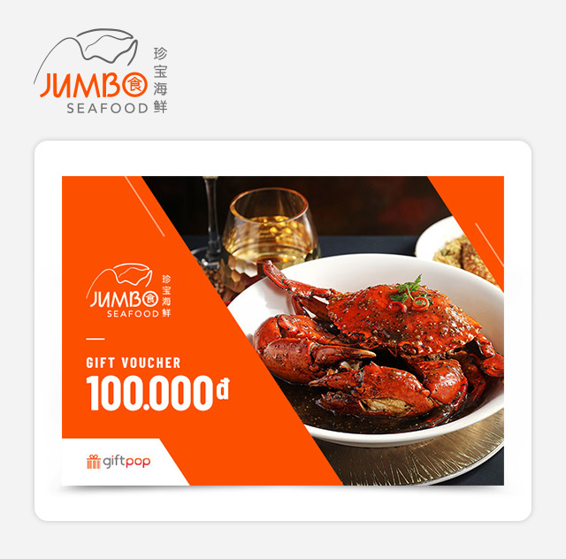 Hình ảnh Phiếu Quà Tặng Jumbo Seafood 100K