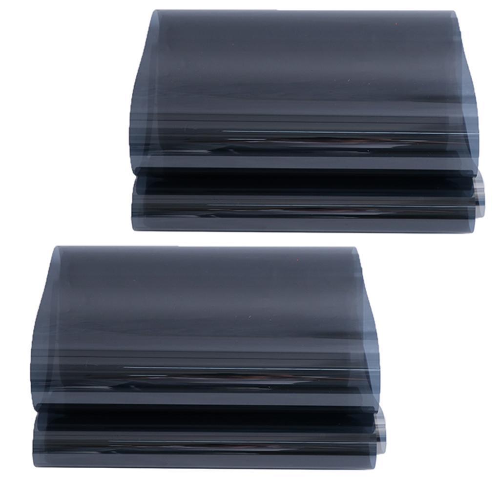 2 Pcs Heat Control Adhesive PET Building Window Film Blocking Film 200x30cm