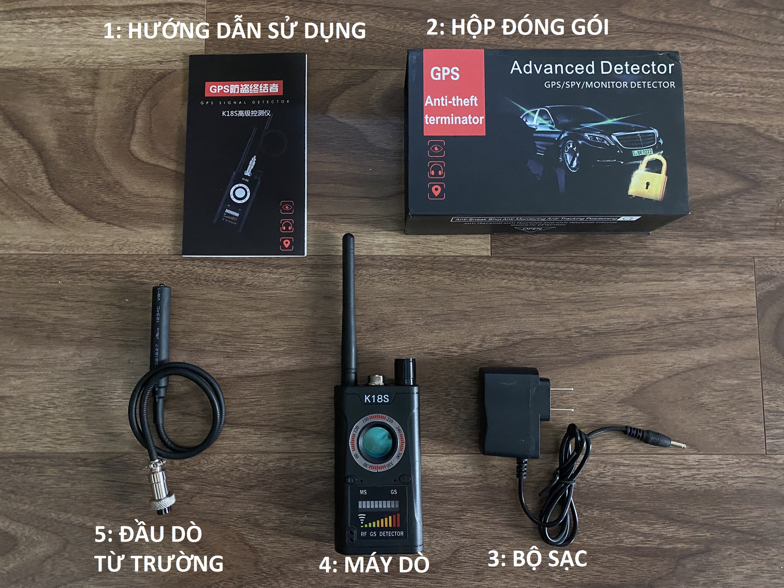 Máy dò tìm Camera, định vị. Bảo hành 12 tháng