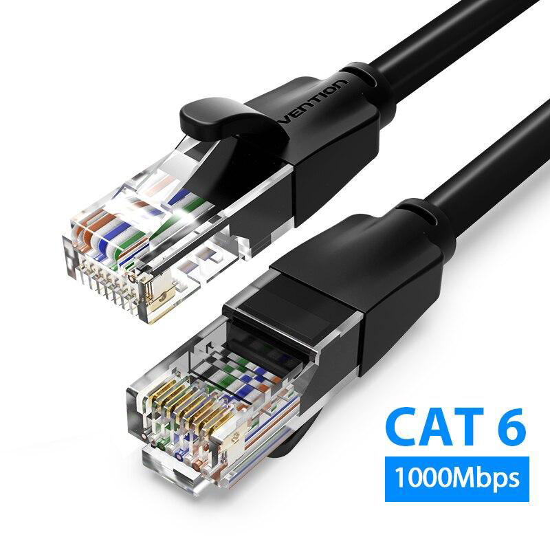 Cáp đúc sẵn cat6 UTP ( Tròn ) VENTION dài 1M đến 5M - Hàng Chính Hãng