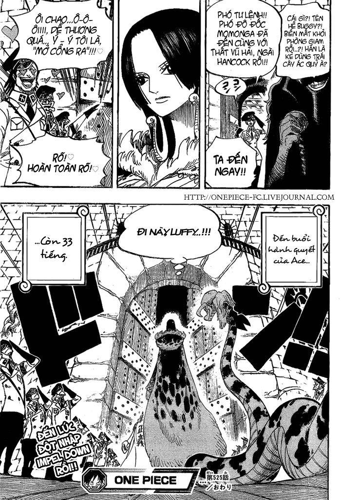 đảo hải tặc - one piece chapter 525 14