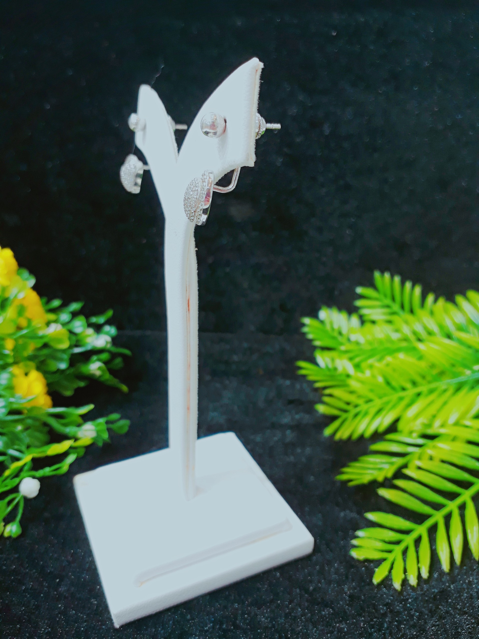 Bông tai bạc cao cấp kiểu dáng thời trang