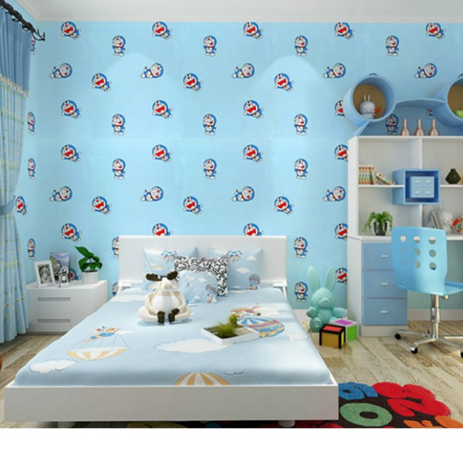 20M DECAL GIẤY DÁN TƯỜNG KEO SẴN KHỔ 45CM MẪU DOREMON TÍ HON