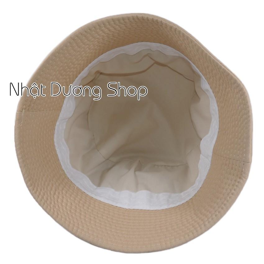 Nón vành cụp No Doubt cá tính - Trắng vải Cotton thoáng mát thích hợp cho ace