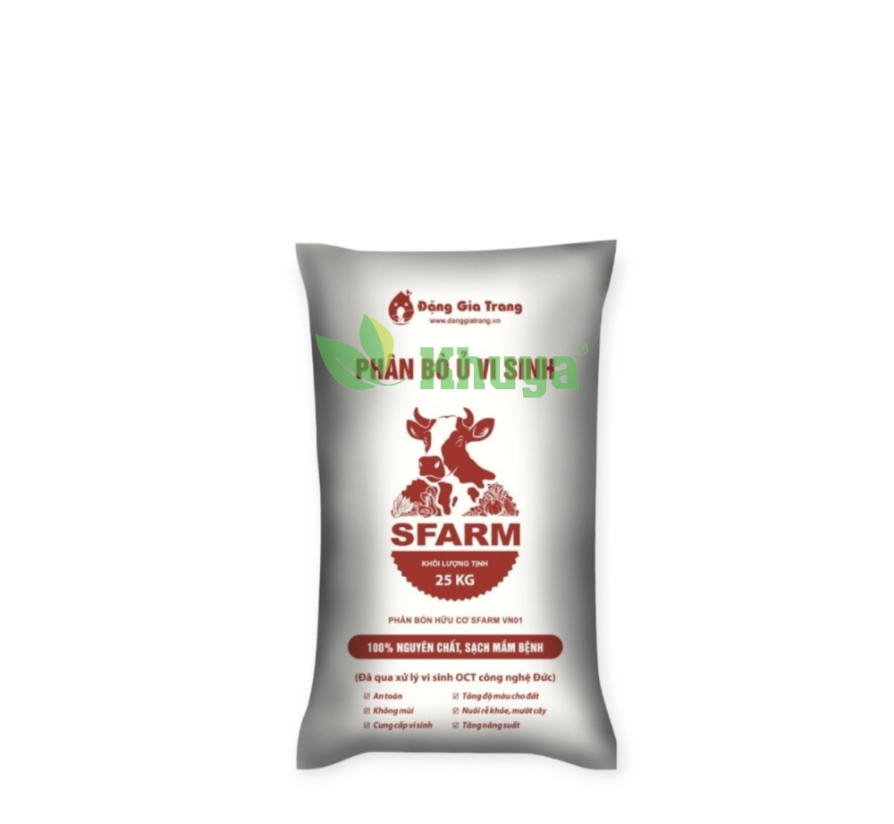 Phân bò hữu cơ vi sinh Sfarm 25kg