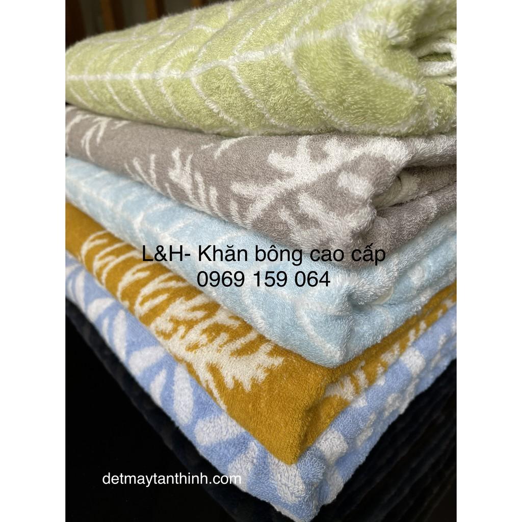 Khăn tắm hoa văn xuất nhật, KT 70x140, nặng 400g