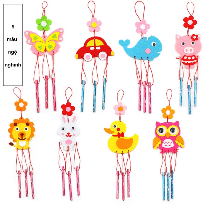 Đồ chơi handmade - Chuông gió tự làm cho bé