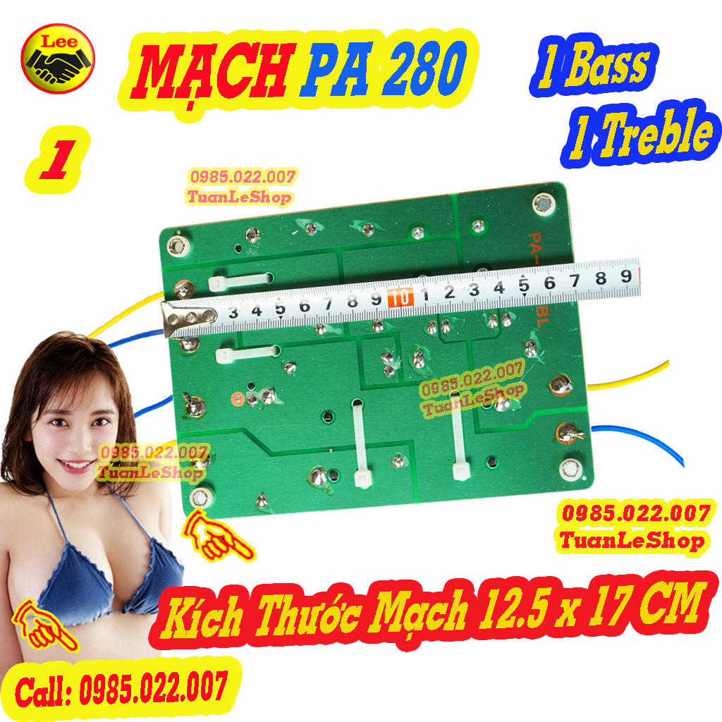 MẠCH PHÂN TẦN 2 LOA JB LPA 280 HÀN DÂY - GIÁ 1 MẠCH LOA JB280 CAO CẤP