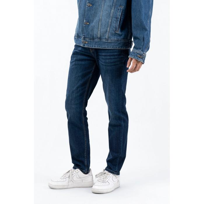 QUẦN JEAN NAM TRƠN FORM SLIM XANH ĐẬM và XANH NHẠT - 10F22DPA002 | LASTORE MENSWEAR