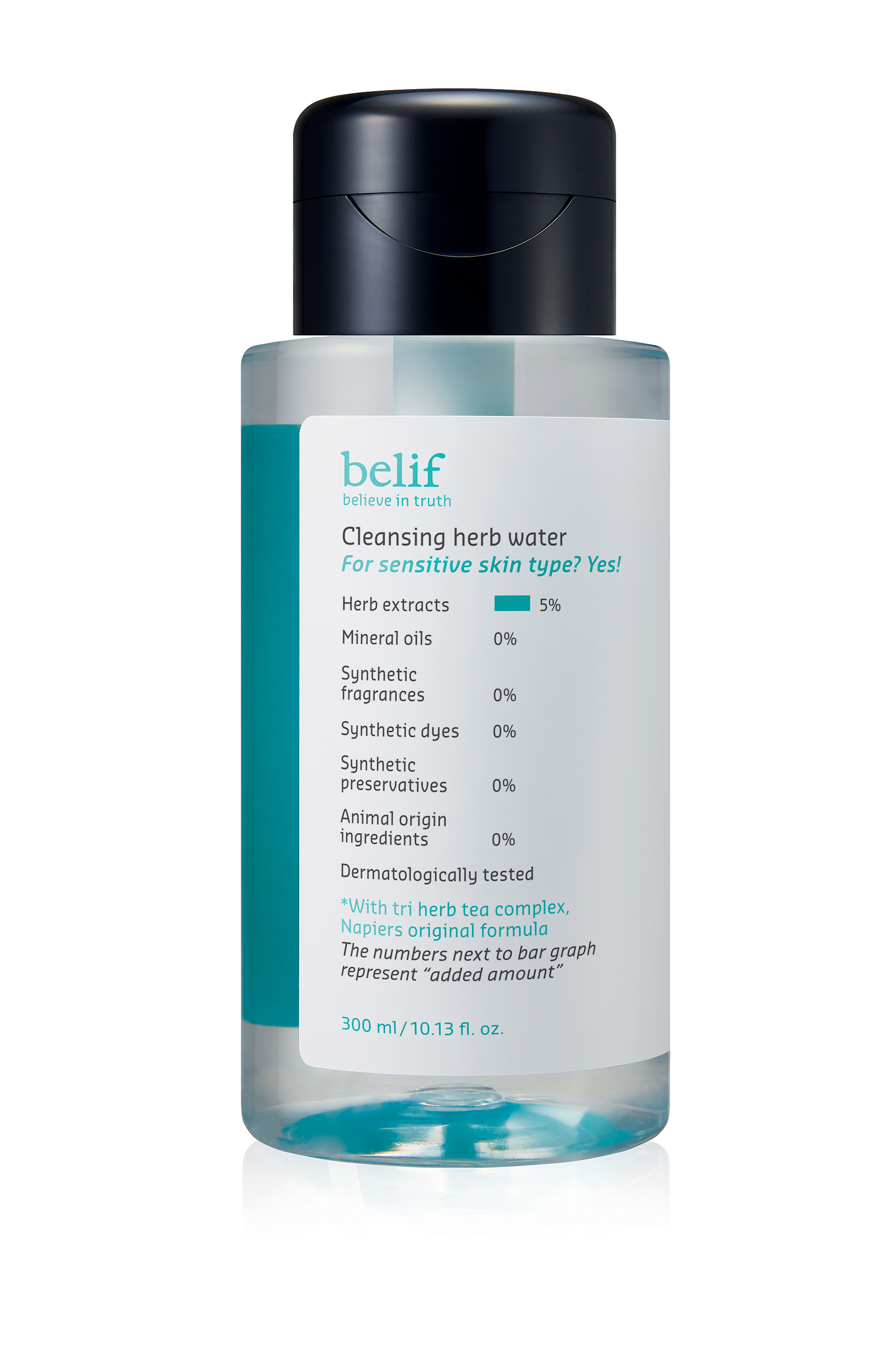 Nước tẩy trang thảo mộc làm sạch sâu Belif Cleansing Herb Water 300ml