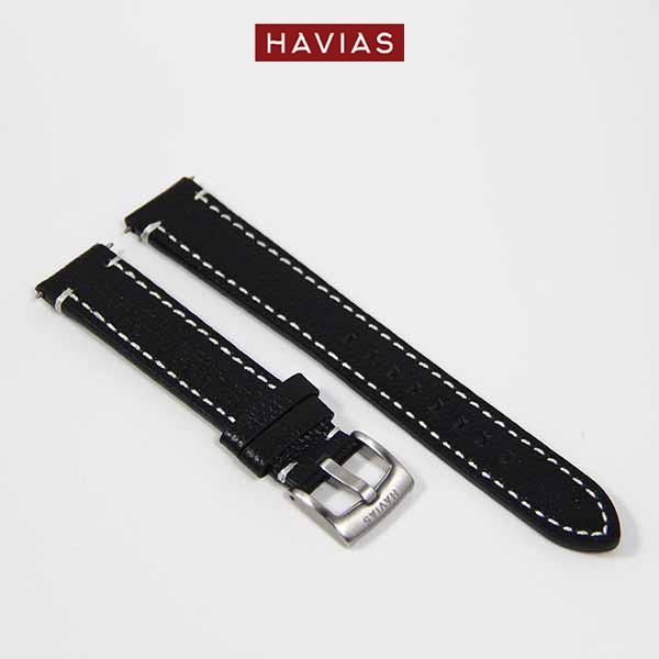 Dây đồng hồ dành cho Apple Watch HAVIAS Classy_Dây Đen (Black) - Hàng Chính Hãng