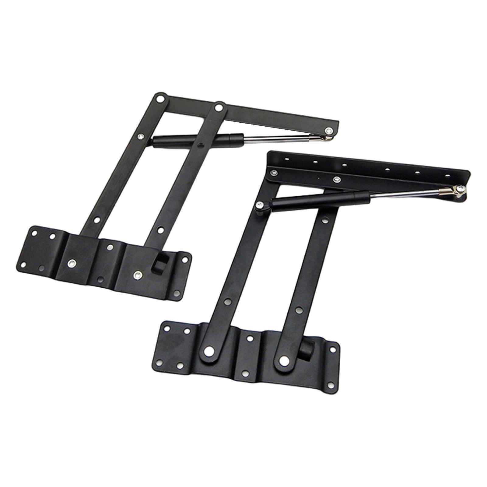 2 Pieces Folding Table Lifting  Gas Hydraulic Hinge Hardware for