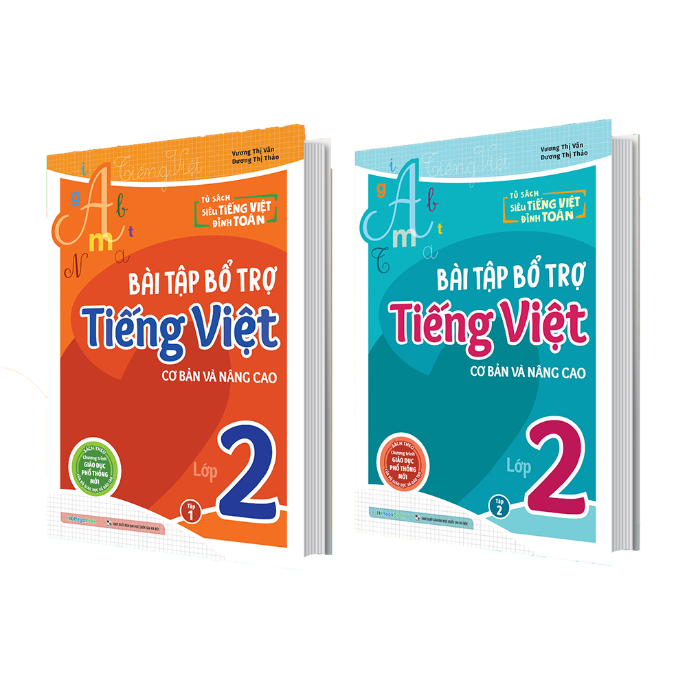 Combo Bài tập bổ trợ Tiếng Việt – lớp 2 (cơ bản và nâng cao) (2 Tập)