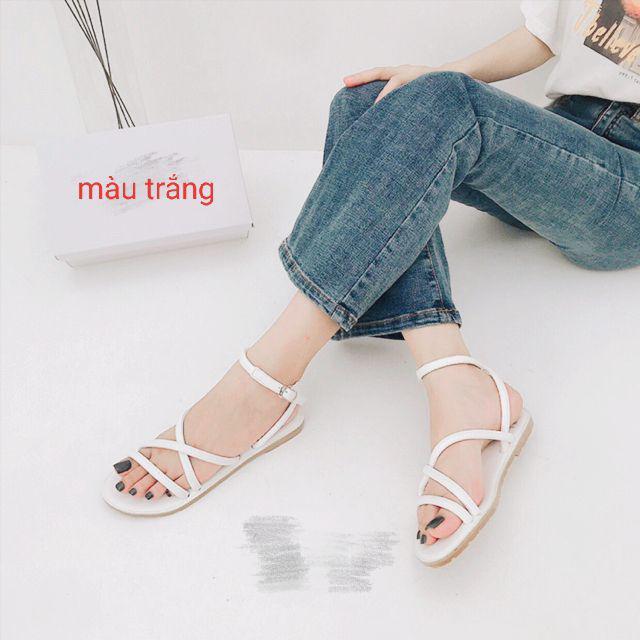 Giày sandal quai hậu đi học, đi biển mùa hè size 35,36,37,38,39