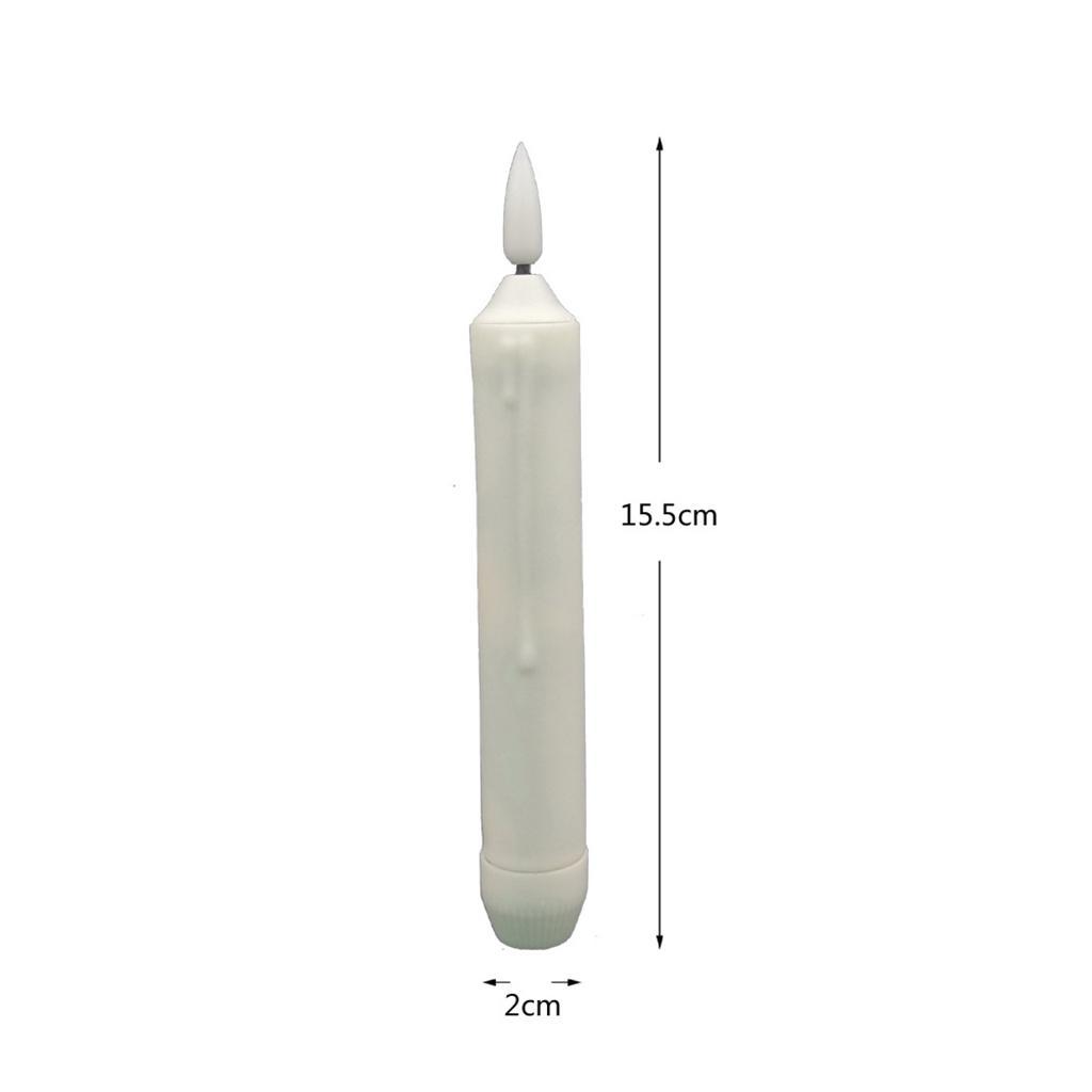 12Pcs Flameless Candles Candle Taper Candles Decorations