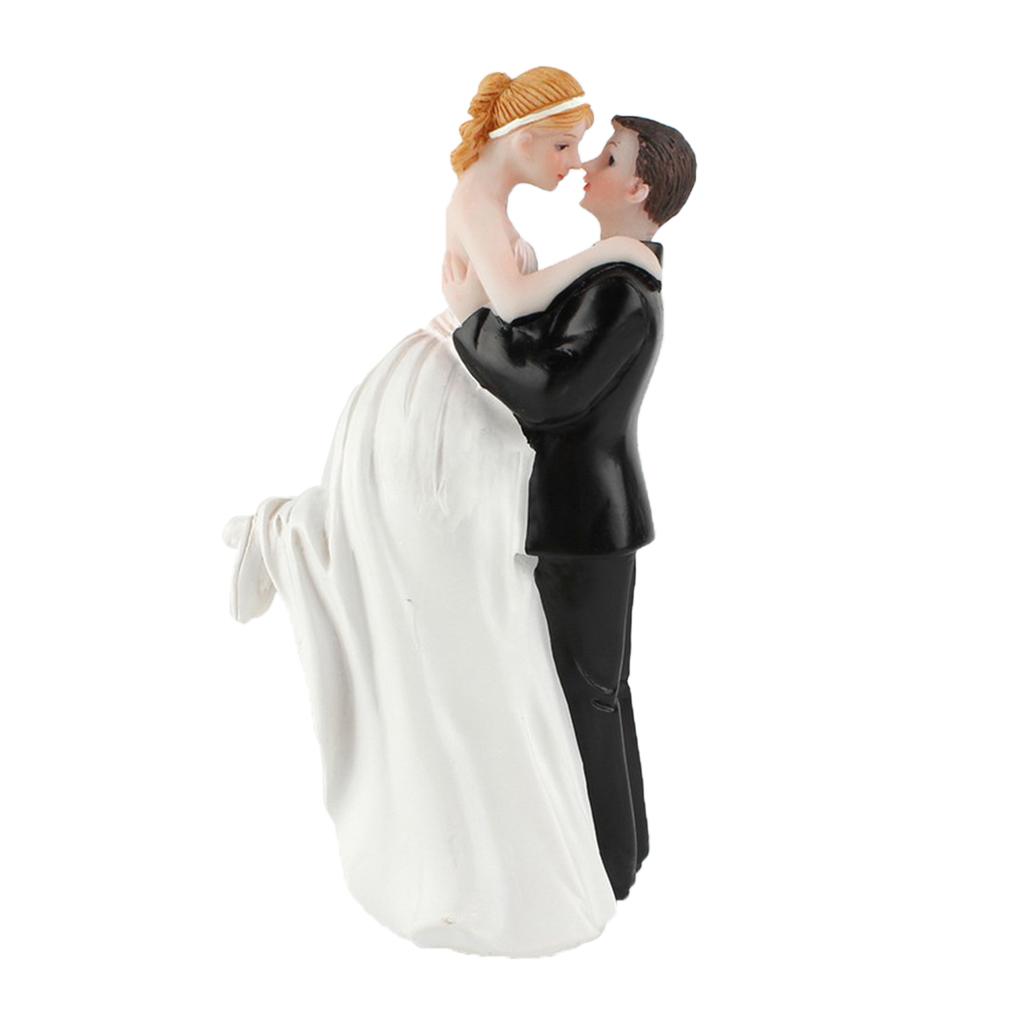 Wedding Cake Topper Bride Groom Wedding Decor Resin Cake Topper