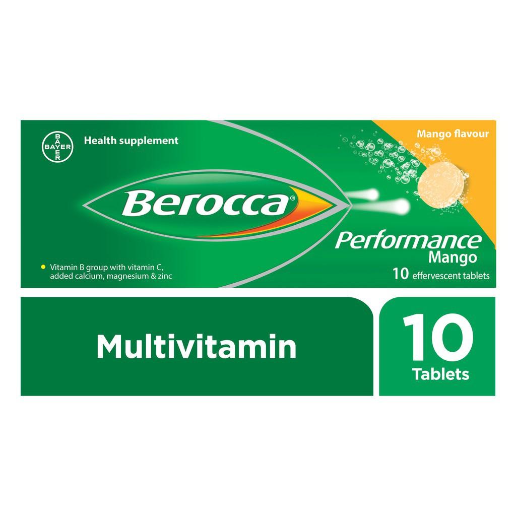 BEROCCA PERFORMANCE-VIÊN SỦI BỔ SUNG VITAMIN TĂNG CƯỜNG SỨC ĐỀ KHÁNG