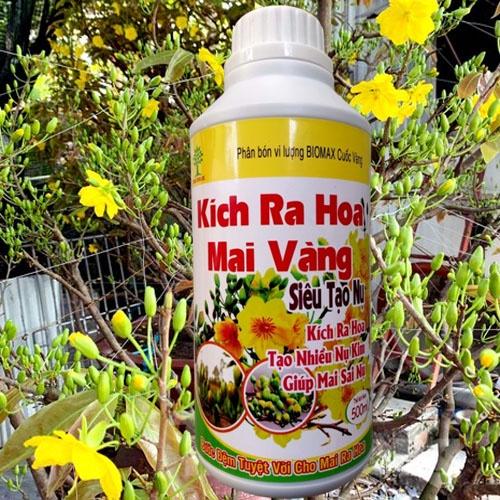 Phân bón siêu tạo nụ mai vàng 10 60 10 chai 500ml