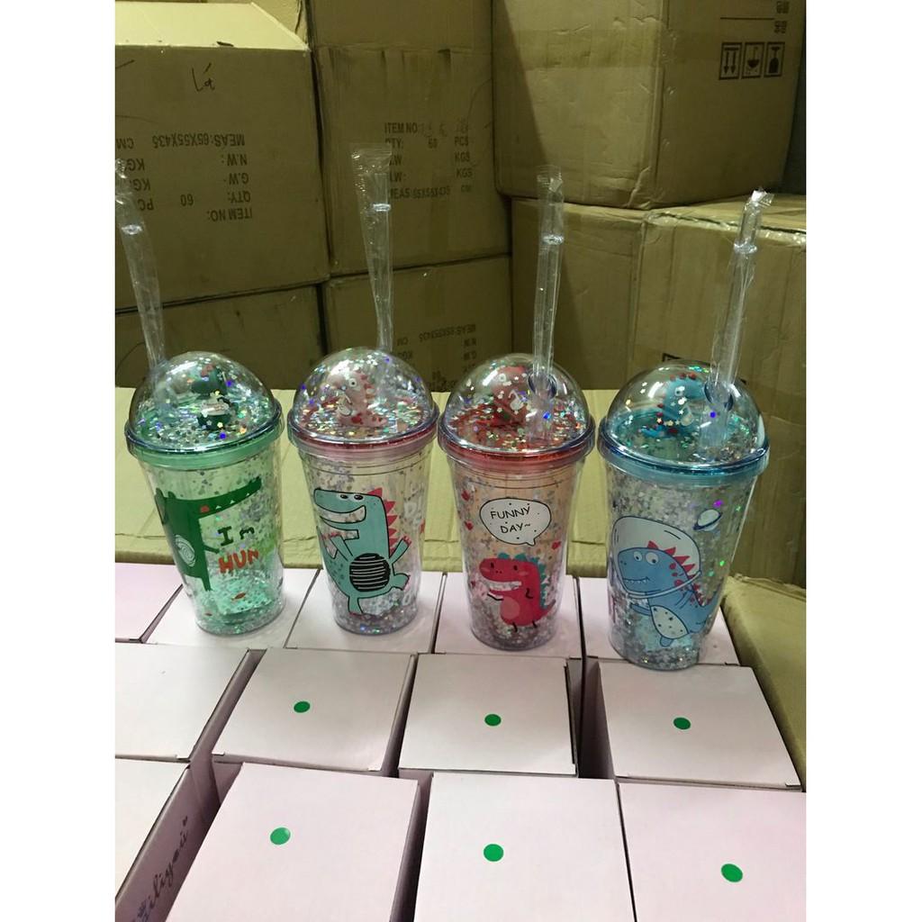 Ly Giữ Nhiệt Kim Tuyến Hình Dễ Thương